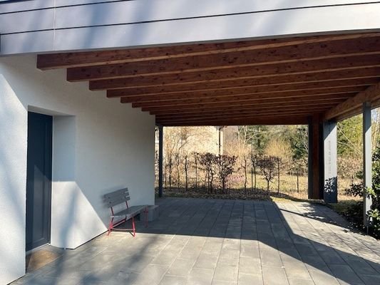 Carport und Eingangsüberdachung