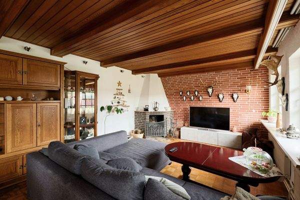 Wohnzimmer - original Foto -  Lütt Immobilien - Sasel