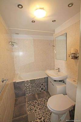 Innenliegendes Wannenbad