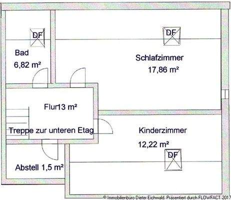 Grundriss obere Ebene