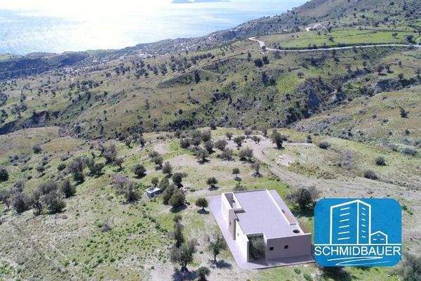 Südkreta - Melambes: Grundstück mit Baugenehmigung