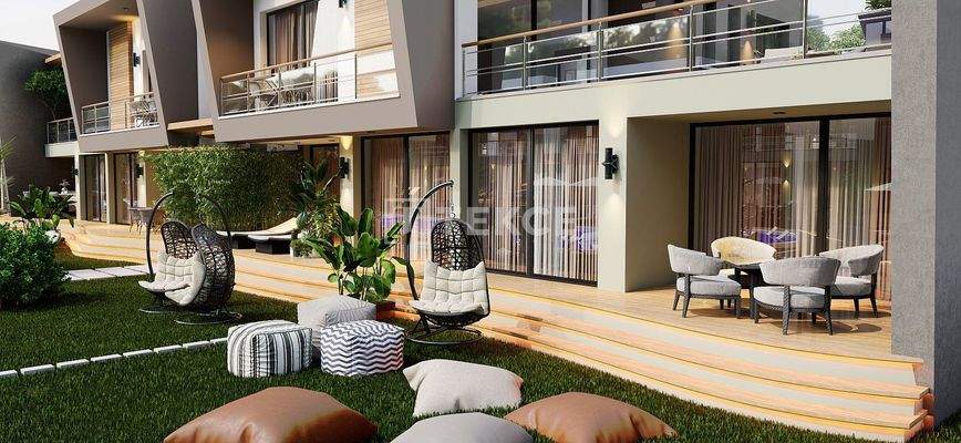2+1 Apartments with Gardens and Terraces in North Cyprus