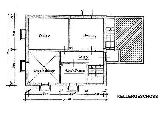 Grundriss - Kellergeschoss