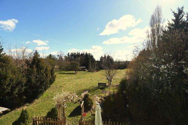 Blick aufs Grundstück