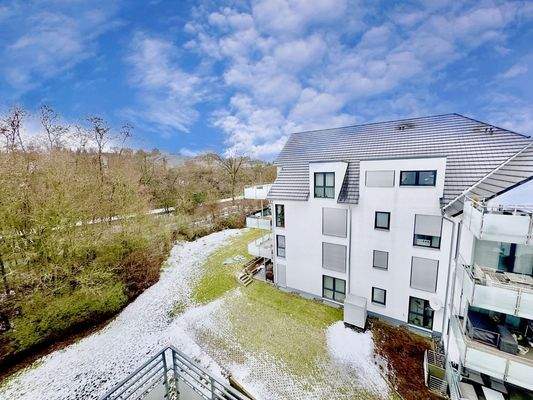 Ausblick vom Balkon (Etage 5)