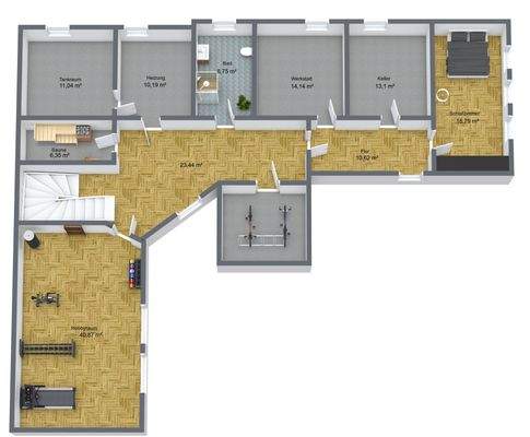 Grundriss Souterrain