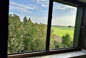 Blick aus dem Wohnzimmer