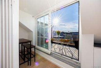 Zugang zur Dachterrasse