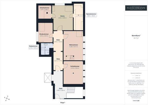 untere Wohnebene (3.OG)