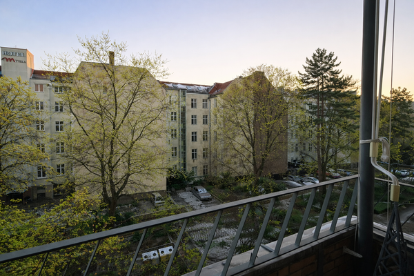 Ausblick Balkon