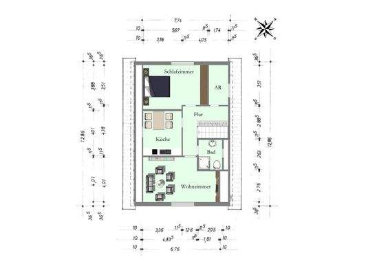 Grundriss Obergeschoss