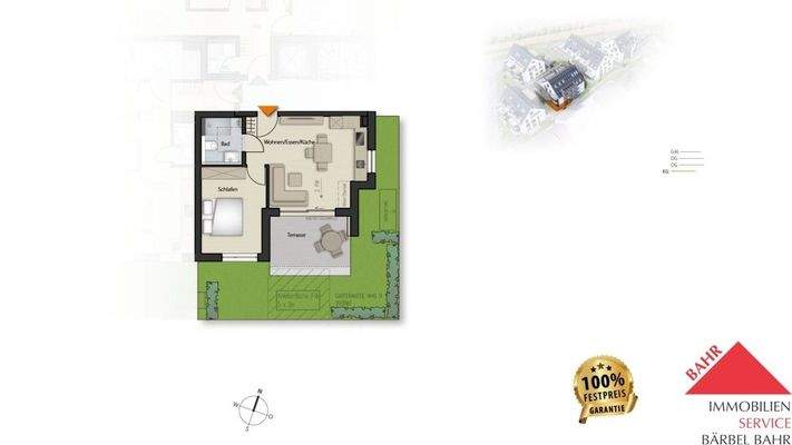 Grundriss Wohnung Nr. 13