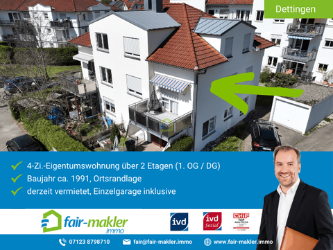 Dettingen an der Erms Wohnungen, Dettingen an der Erms Wohnung kaufen