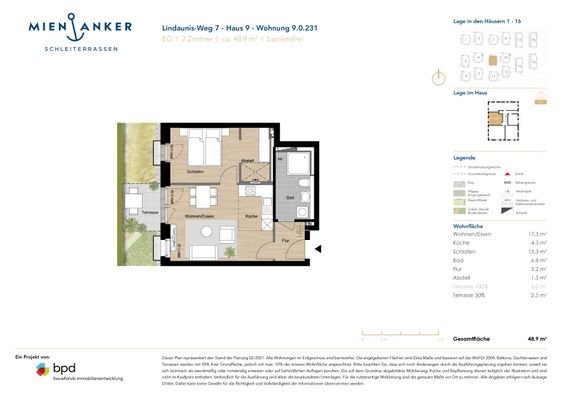 Grundriss WE 231