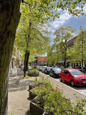 Blick zu Pankow-Kirche
