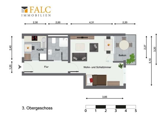 Grundriss Wohnung