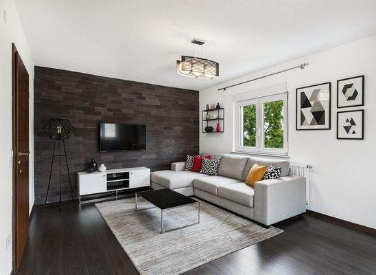 Wohnzimmer (Möblierungsvorschlag)