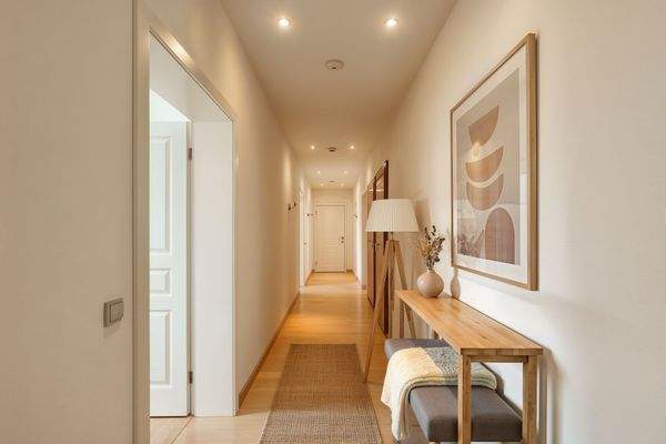 Wohnungsflur - (KI generierter Gestaltungsvorschlag)