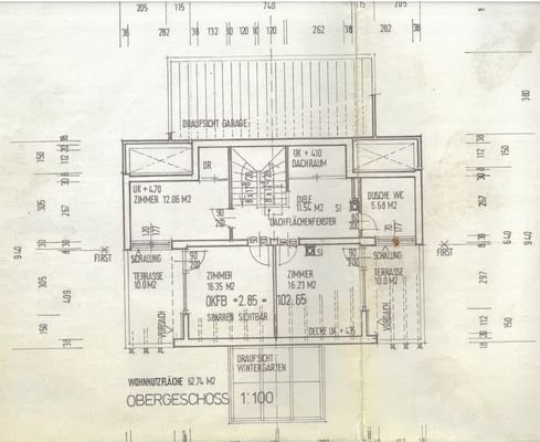 Grundriss Obergeschoss 