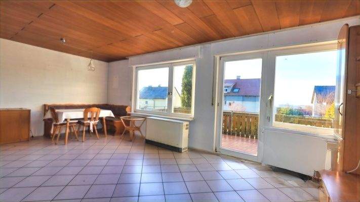 Wohn-Esszimmer der Erdgeschosswohnung