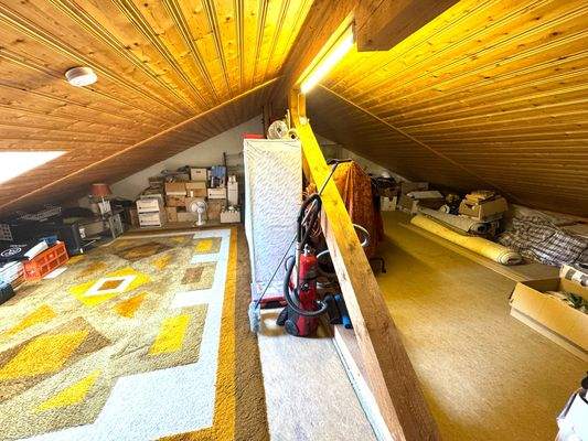 40. Dachboden, Lagerfläche