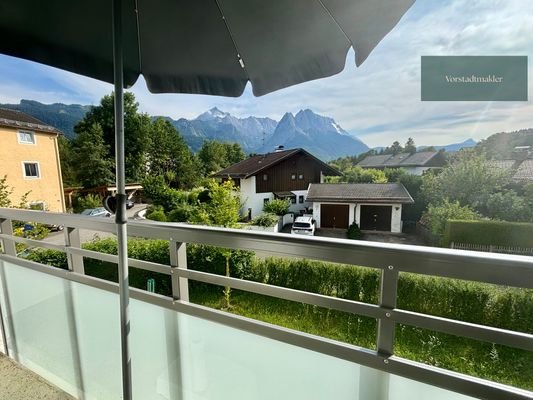 Alpenpanorama vom Balkon