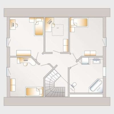 Grundriss DG / 83 m²
