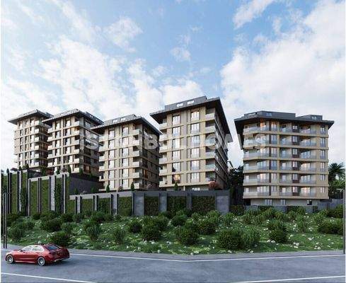 Elegant Flats in a Complex with Extensive Amenities in Uskudar
