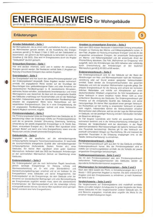 Energieausweis gültig bis 26.07.2033