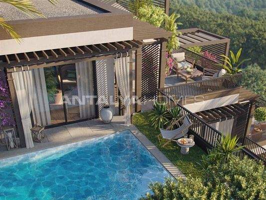 Sea View Apartments in a Luxury Complex in Kargicak Alanya