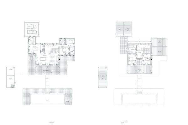 Grundriss der projektierten Finca