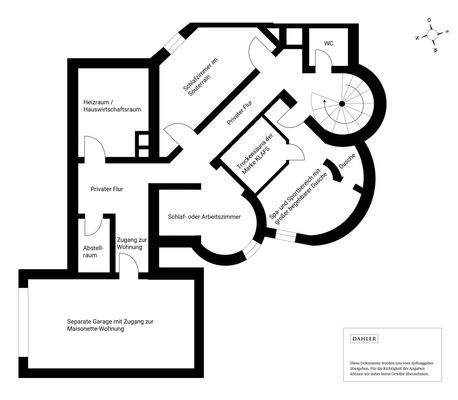 Grundriss Souterrain