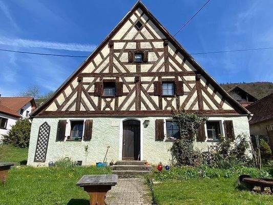 Fachwerkgiebel Eingang