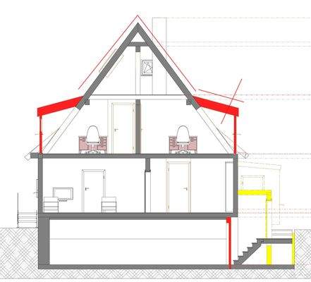 Schnitt quer- (Planung)
