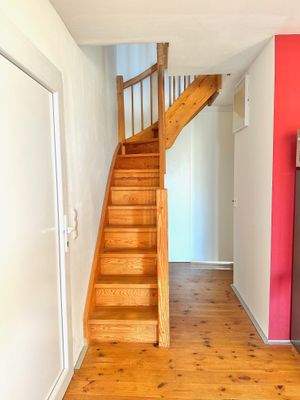Aufgang ins Obergeschoss