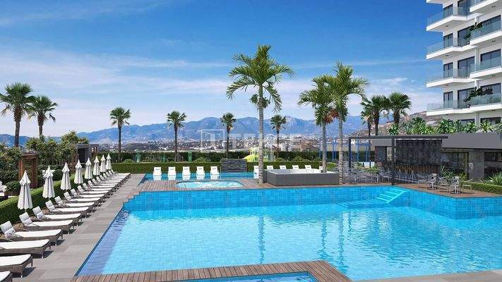 Stunning City and Sea View Flats in Mahmutlar Alanya