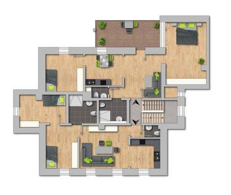 Grundriss 1OG (nach Umbau)