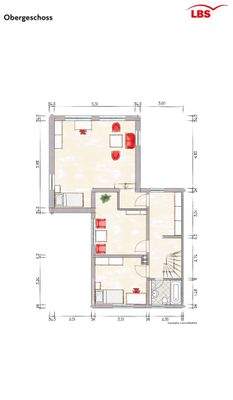 Obergeschoss möbliert