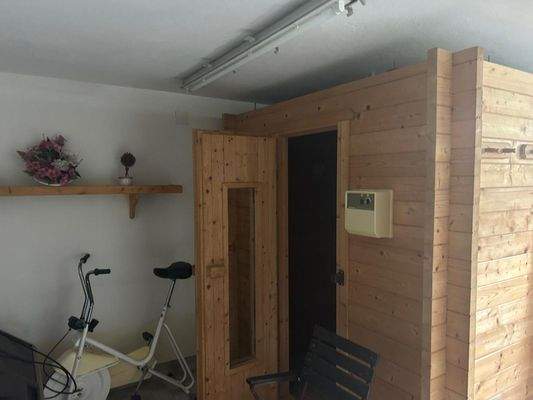 Sauna im Keller