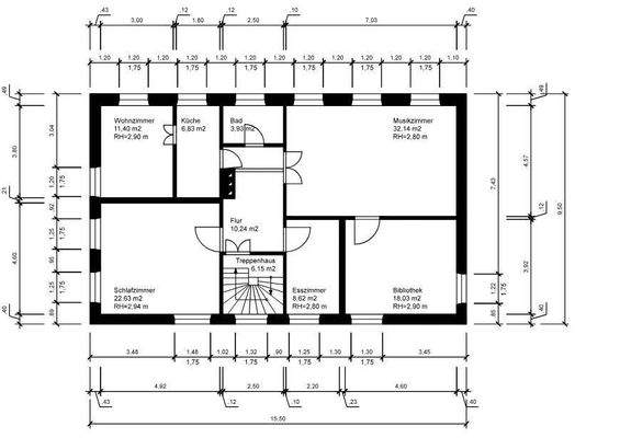 Grundriss 1.Obergeschoss