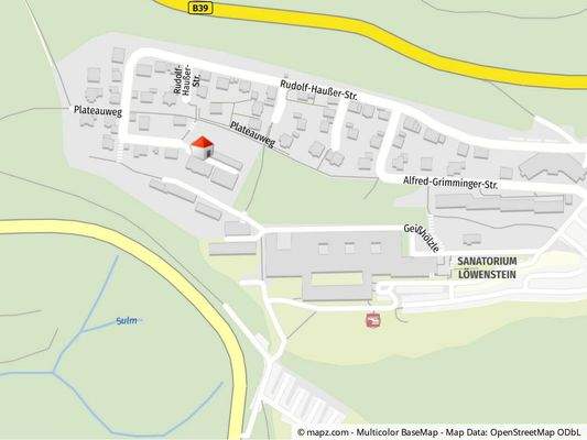 Geolyzer Kartenausschnitt