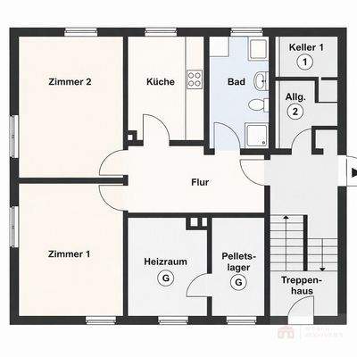Grundriss Souterrain