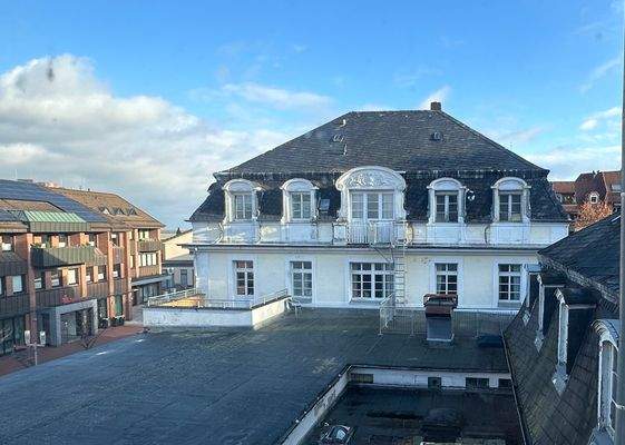 Blick auf die Villa 