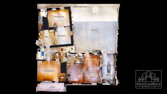 EG - schematischer Grundriss