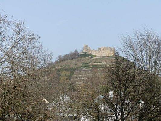 Burgblick vom Zimmer