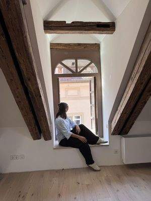 Historische Aufzugsgaube