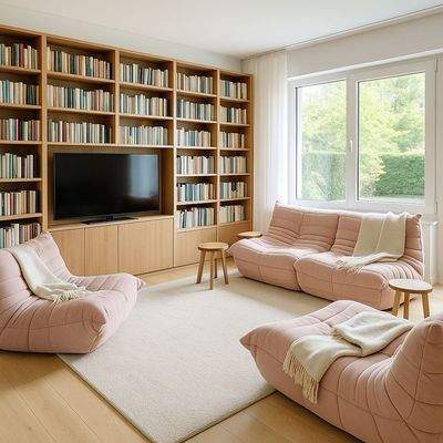 TV Raum 3D-Visualisierung