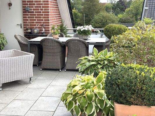 herrlicher Sitzbereich im Freien