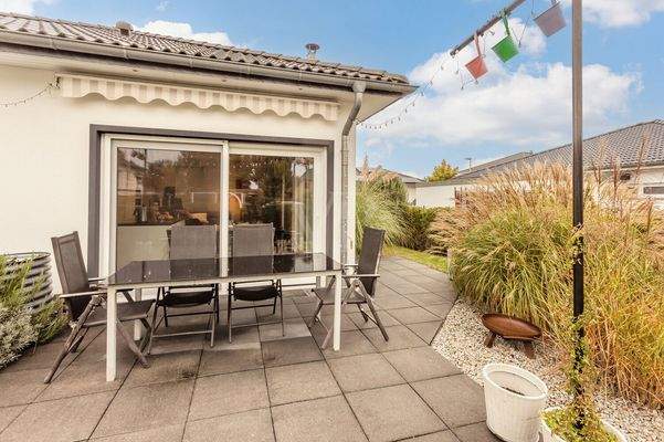 Terrassenansicht (Süd- und Ostterrasse)