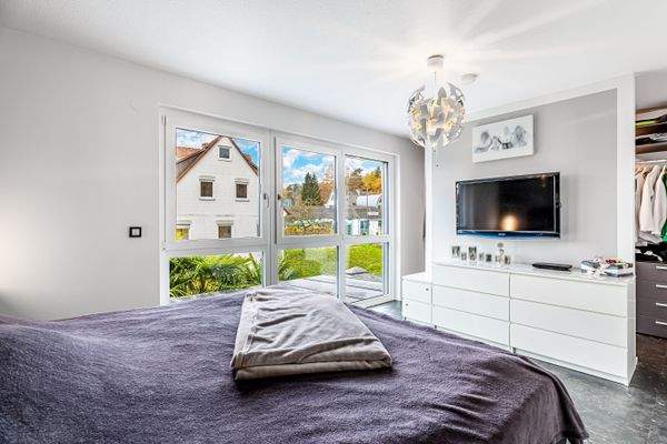 Schlafzimmer mit Ankleide